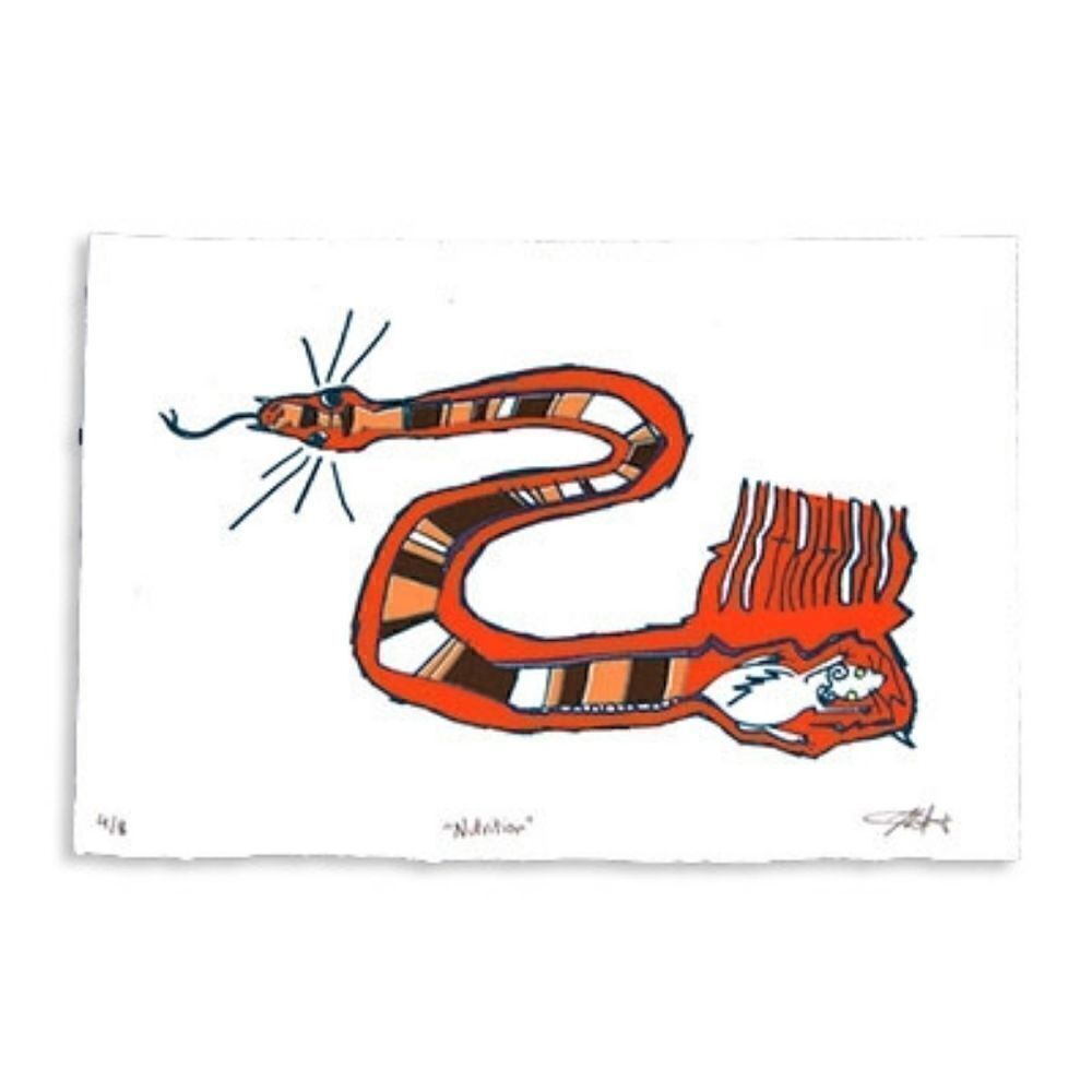 "Nutrition" : 6 color screen print